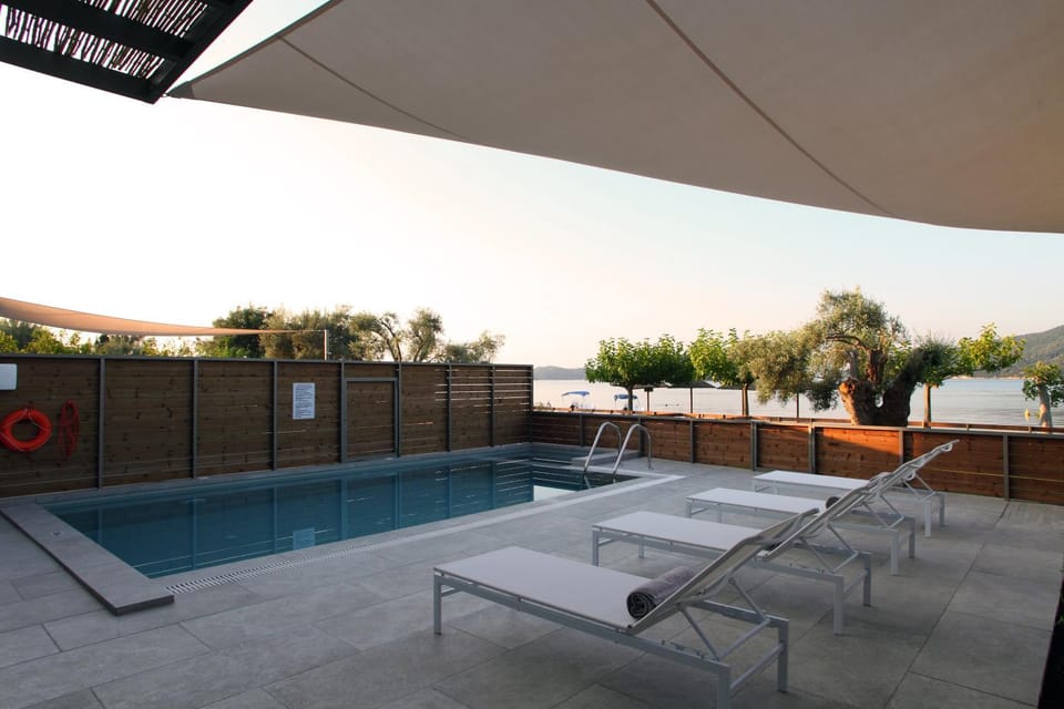 Natural landscape, Beach, Swimming pool