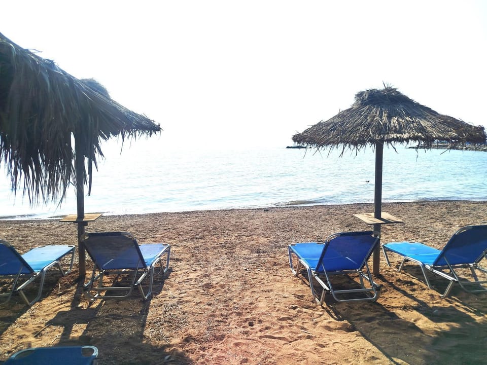 Beach, Sea view, sunbed