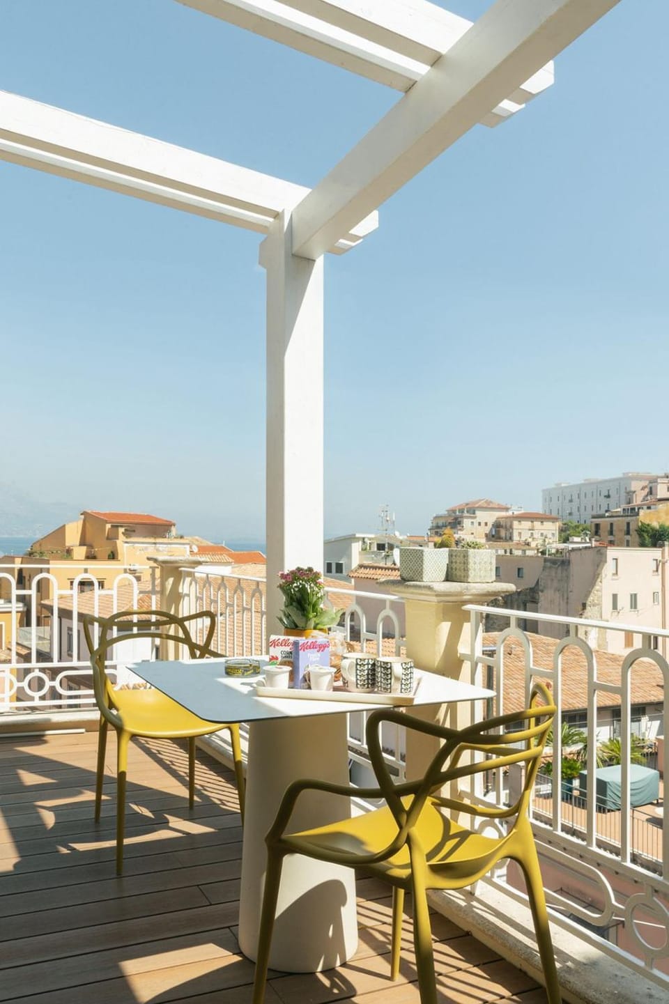 Patio, Day, Natural landscape, View (from property/room), Balcony/Terrace, Sea view