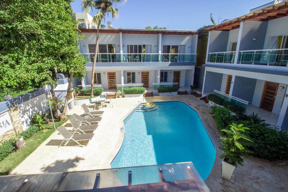 Property building, View (from property/room), Pool view, Swimming pool