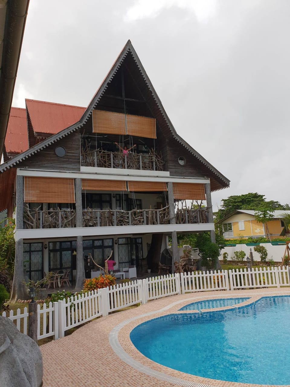 Property building, Pool view, Swimming pool