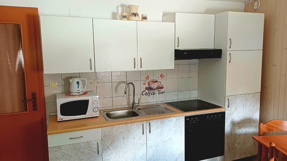 Living room, kitchen