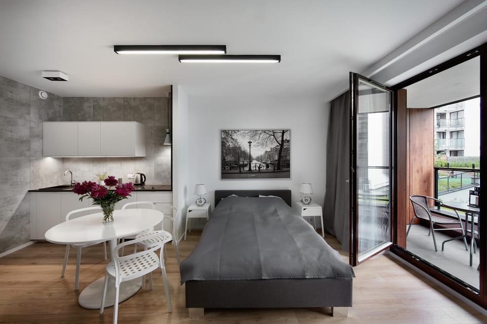 Balcony/Terrace, Kitchen or kitchenette, Living room, Dining area, Bedroom