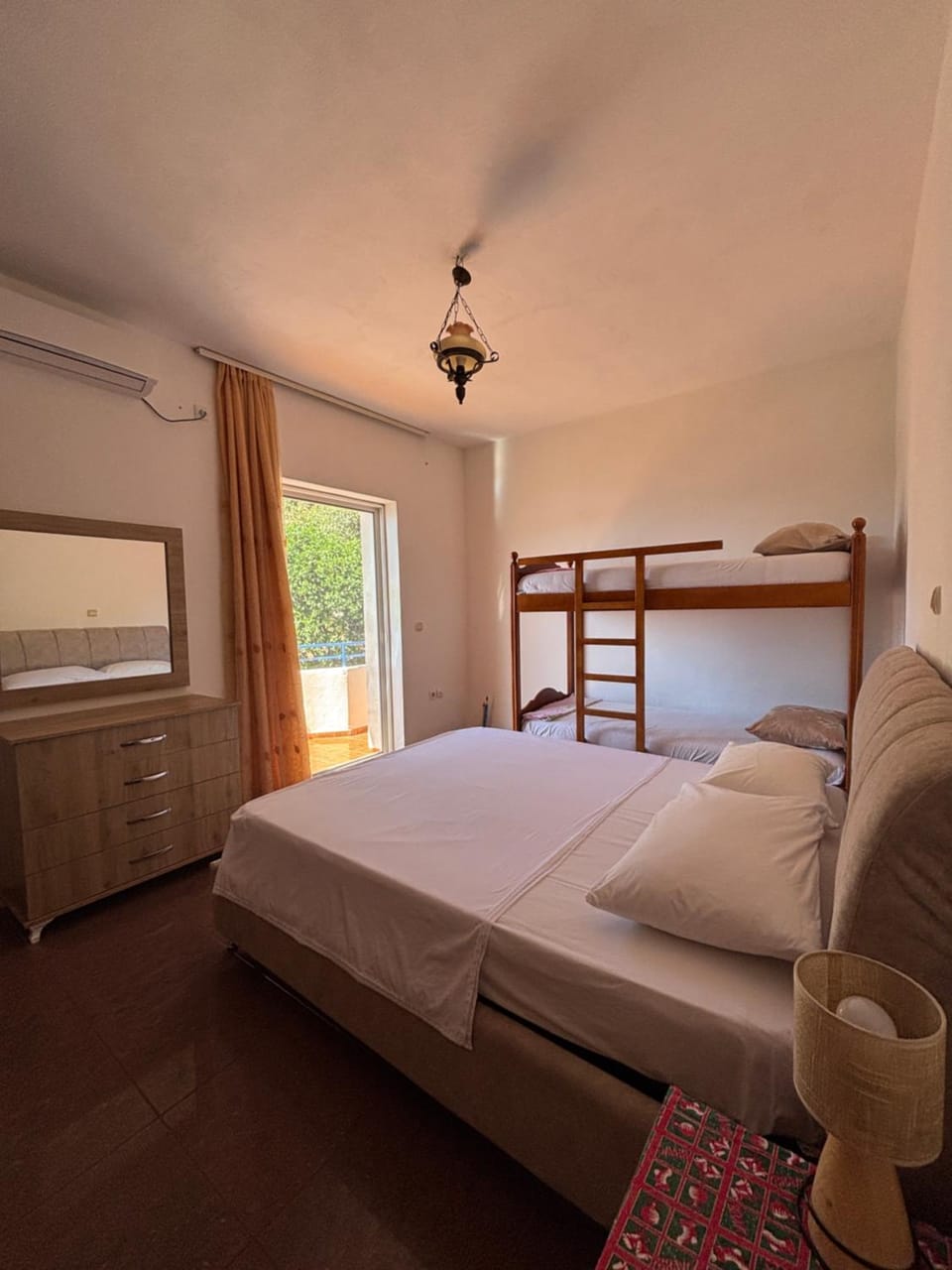 Photo of the whole room, Bedroom, bunk bed