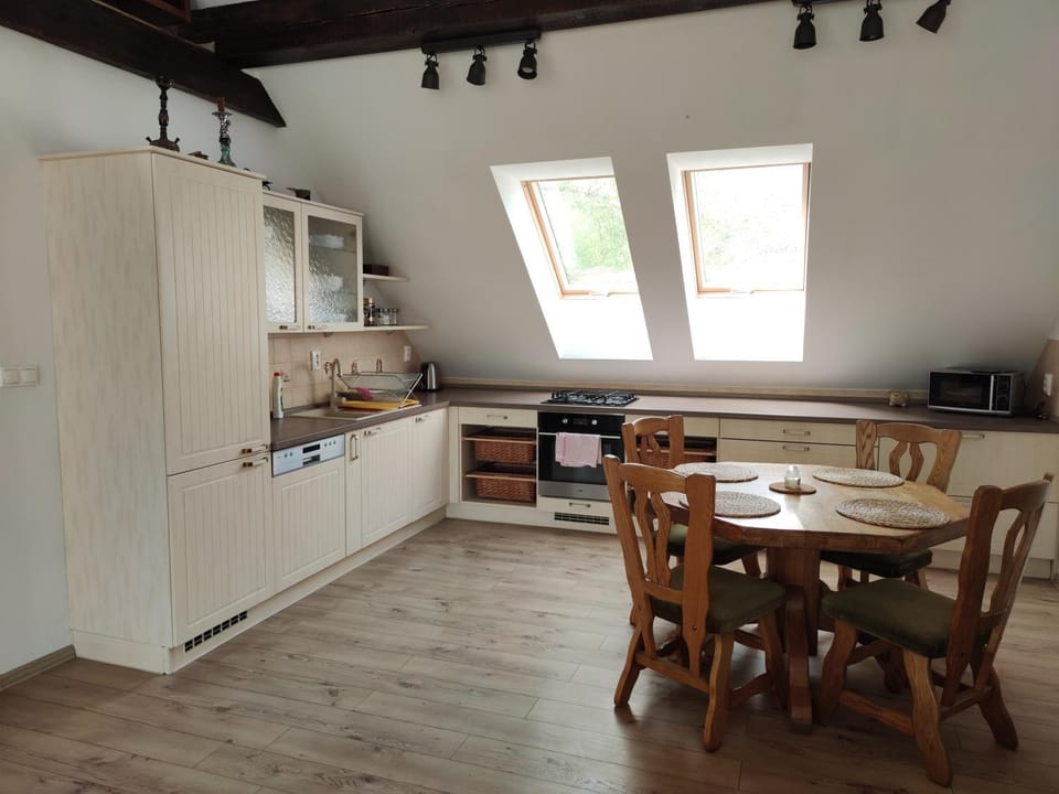 Kitchen or kitchenette, Dining area