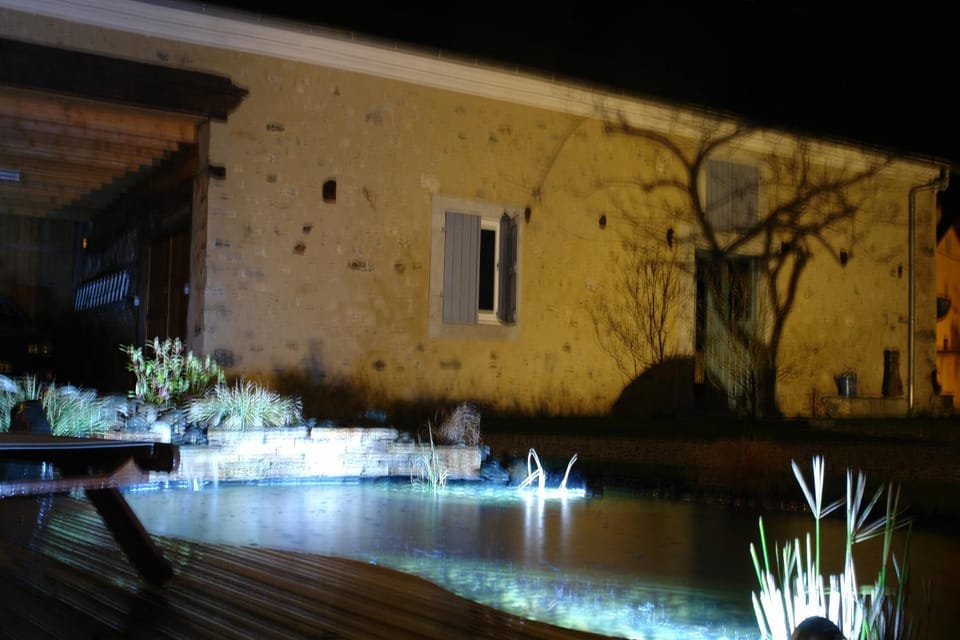 Night, Winter, On site