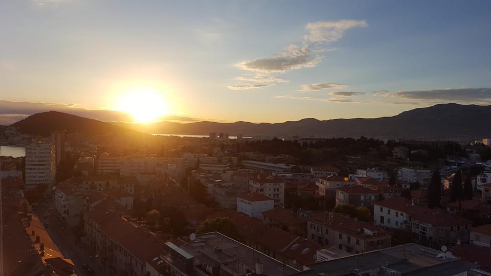 City view, Sunset
