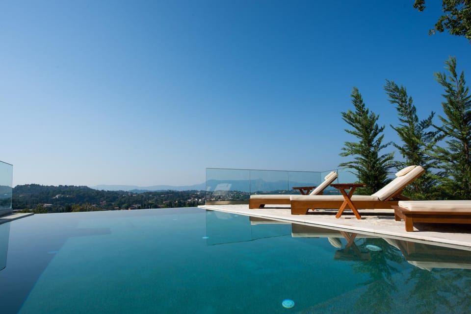 Natural landscape, Pool view, Swimming pool, Swimming pool, sunbed