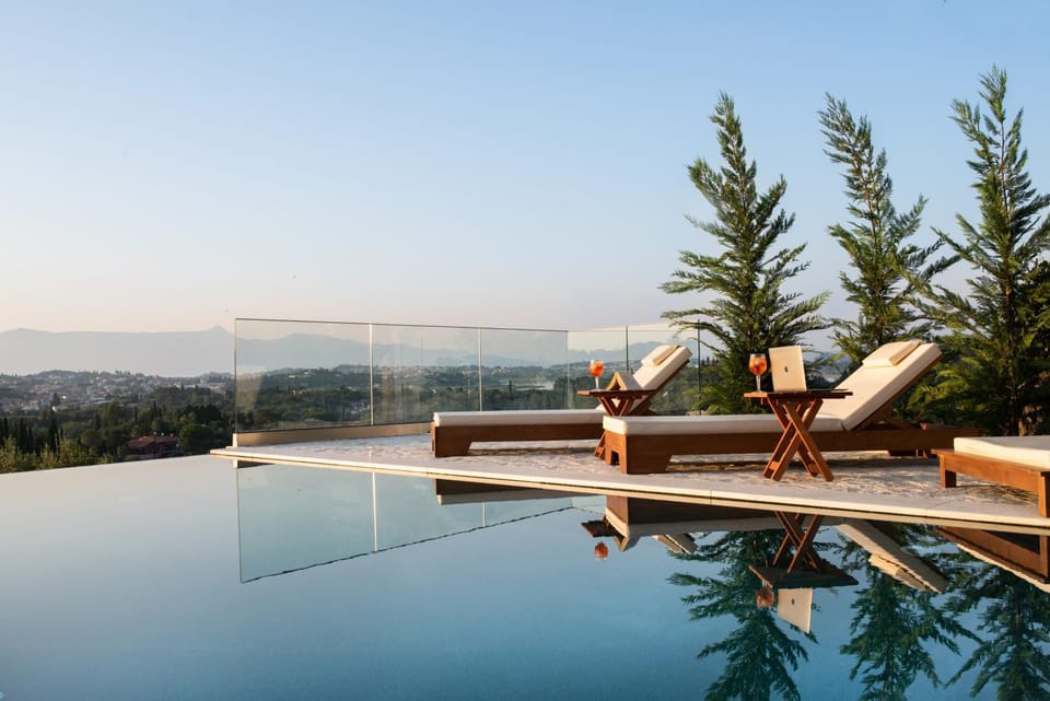Natural landscape, Pool view, Swimming pool, Swimming pool, sunbed