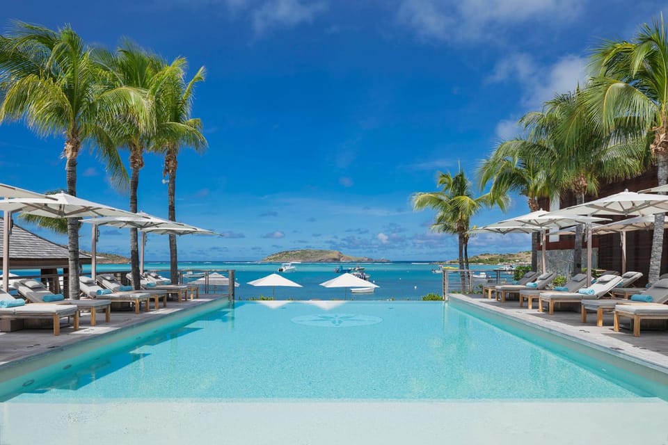 Sea view, Swimming pool, sunbed