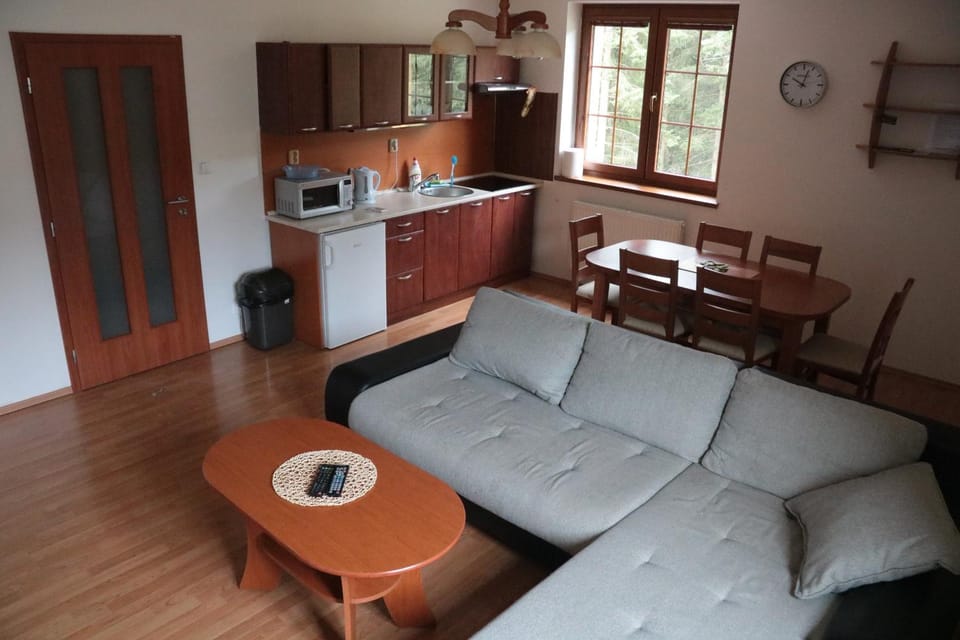 Kitchen or kitchenette, Living room