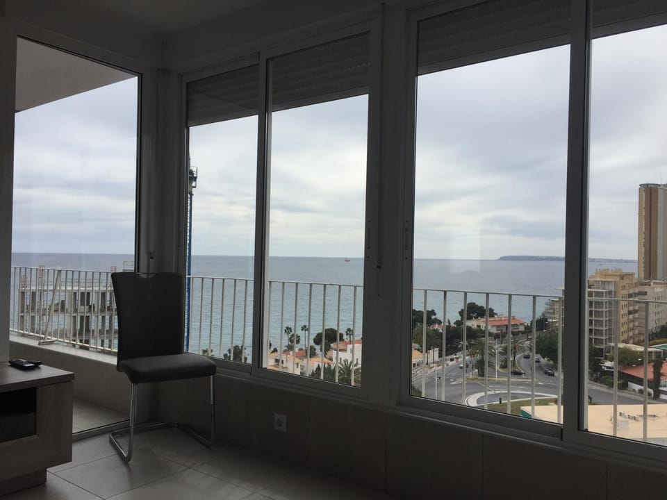 Bird's eye view, Living room, Sea view