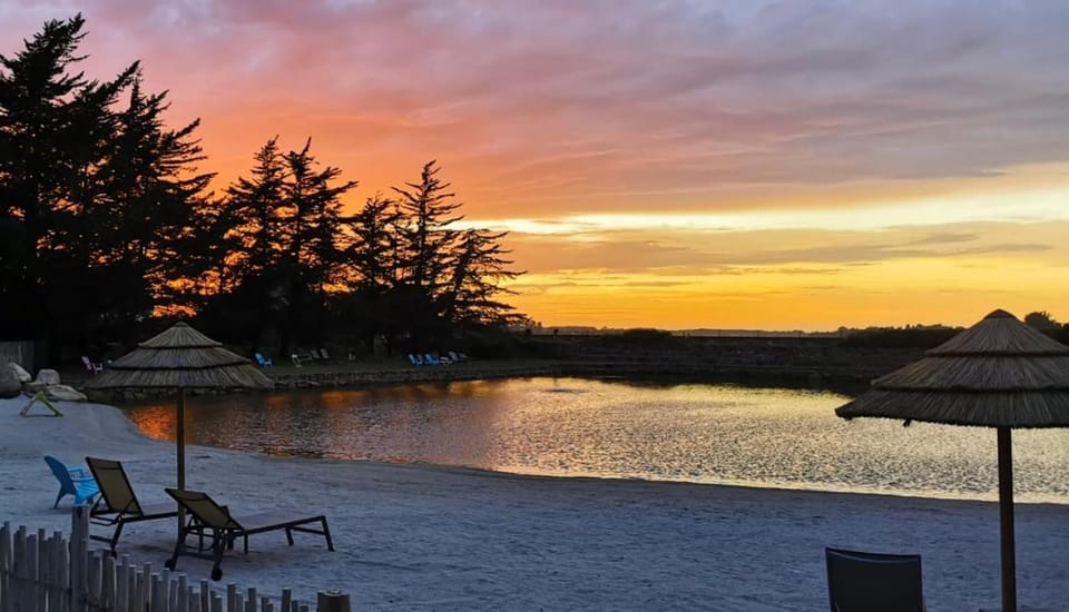 Lake view, Sunset