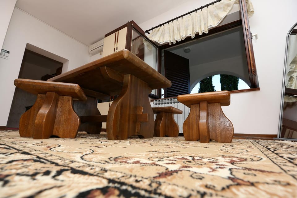 Place of worship, Living room, Seating area, Dining area
