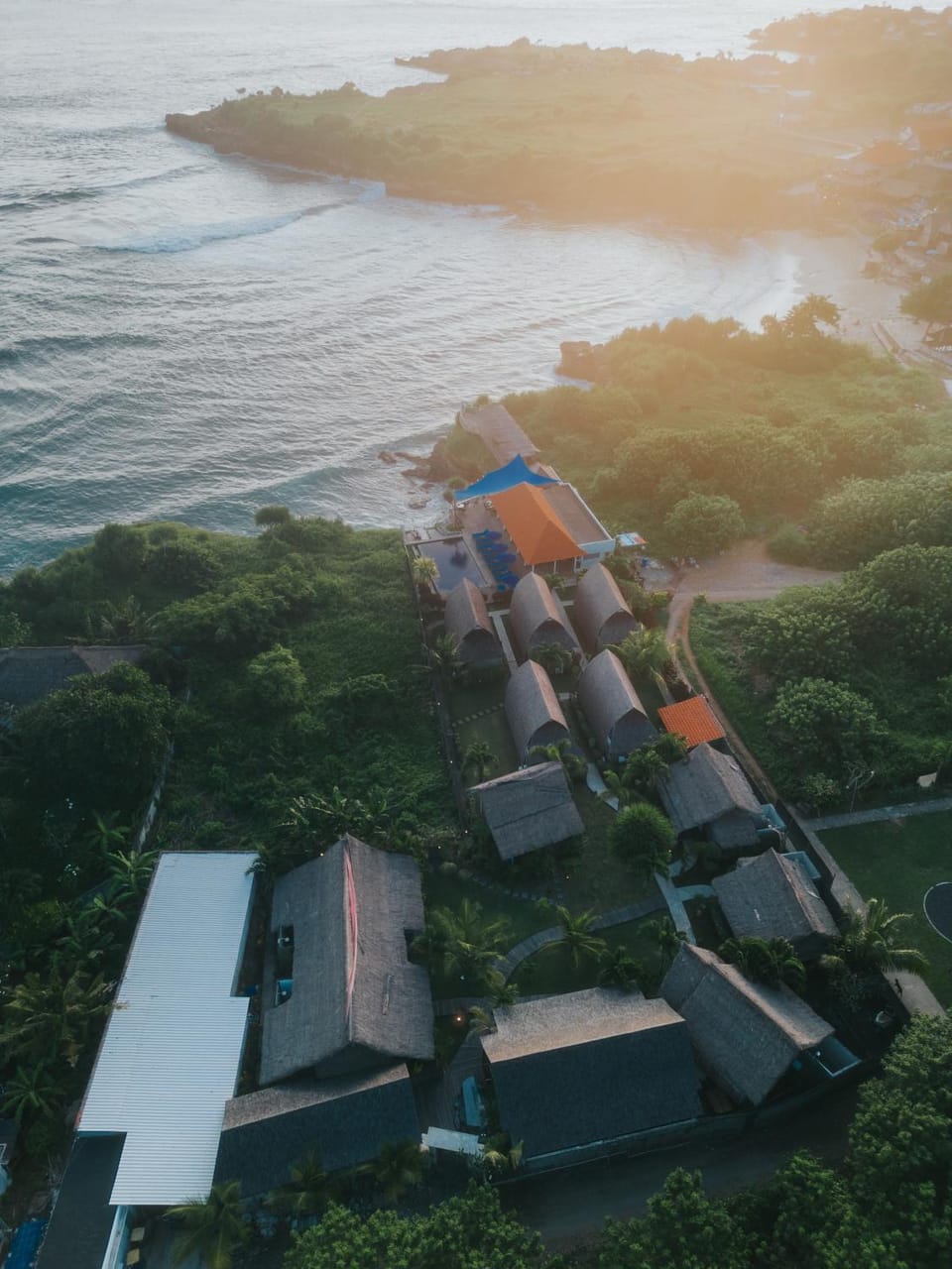 Property building, Bird's eye view, Beach, Sea view