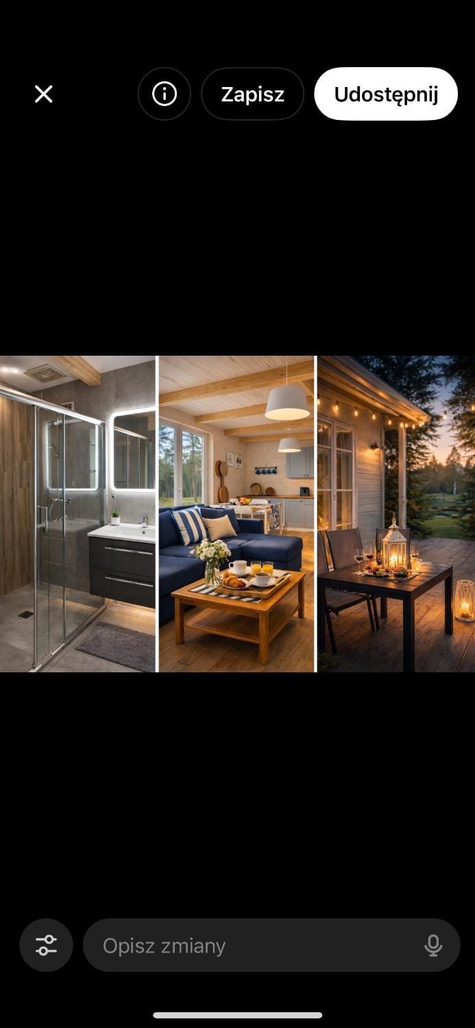 Domki Kapitańskie z prywatnym polem do gry w Mini Golf Nature lodge in West Pomeranian Voivodeship, Poland