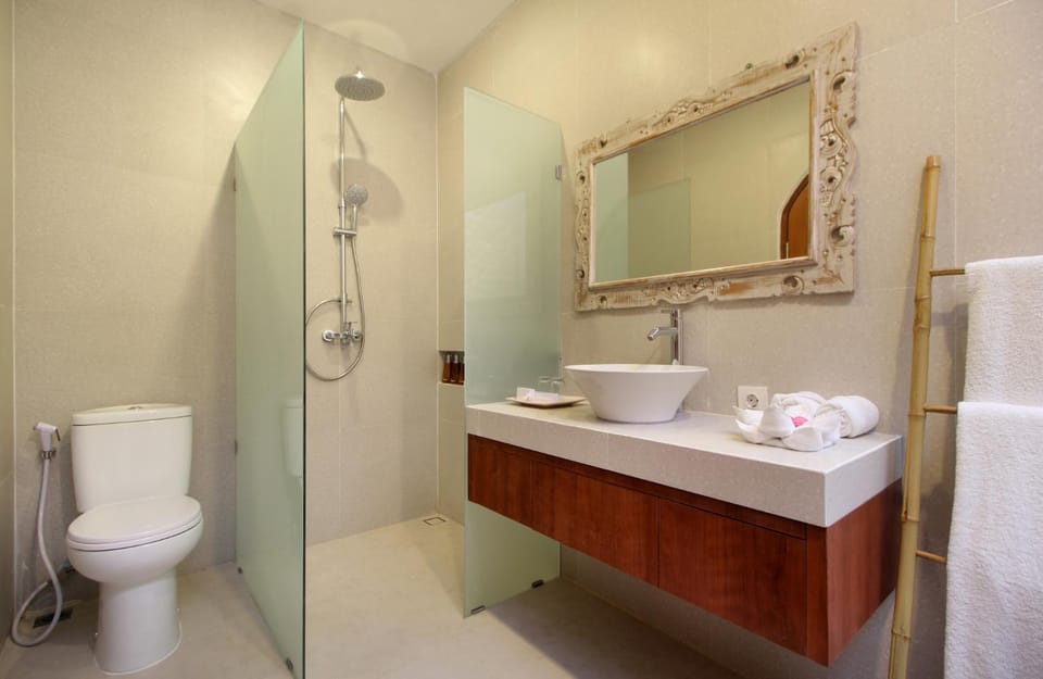 Toilet, Bathroom, towels