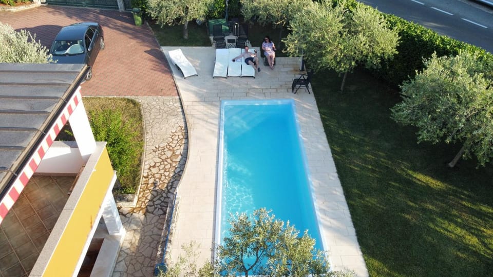 Garden, Garden view, Pool view, Swimming pool, sunbed