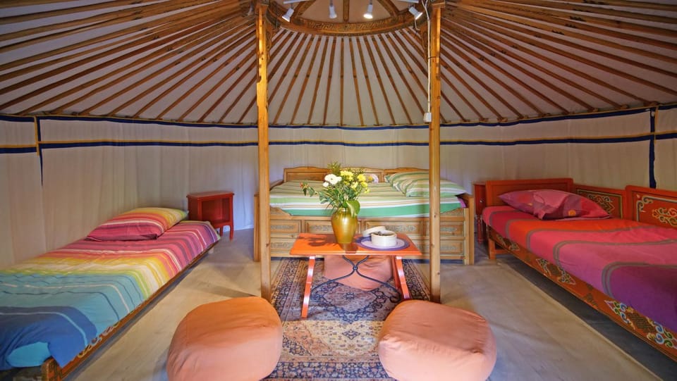 Aux Yourtes de La Fabrique Nature lodge in Pays de la Loire