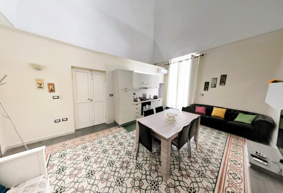 Kitchen or kitchenette, Living room, Dining area