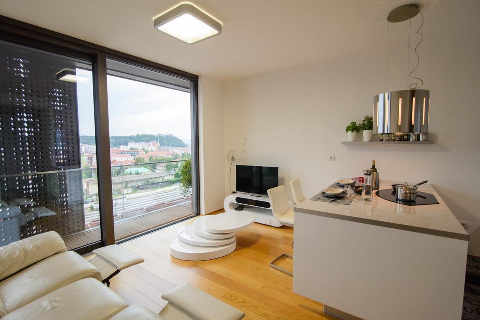 Property building, Kitchen or kitchenette, Living room, Photo of the whole room