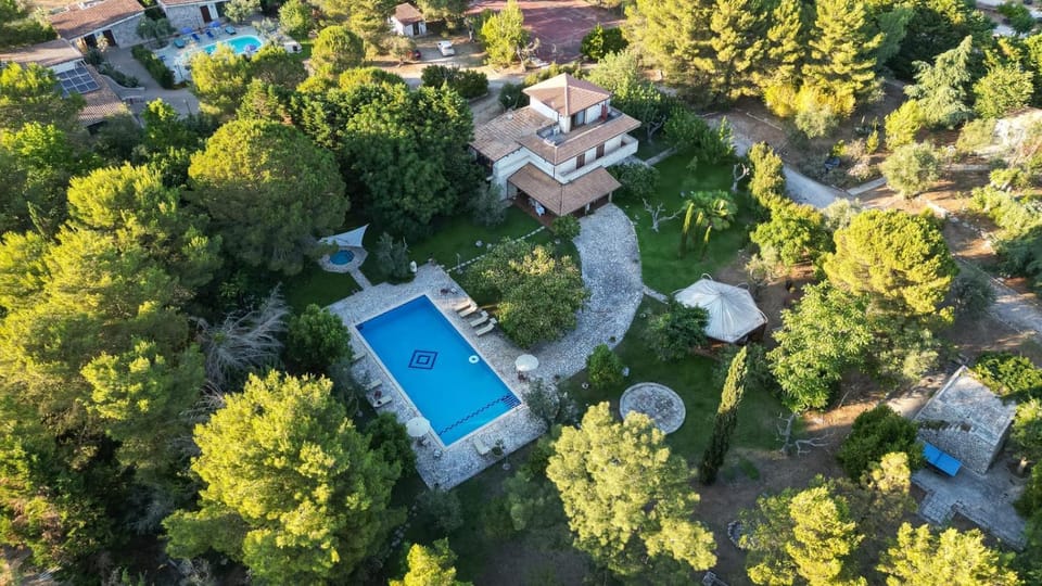 Property building, Patio, Garden, View (from property/room), Swimming pool