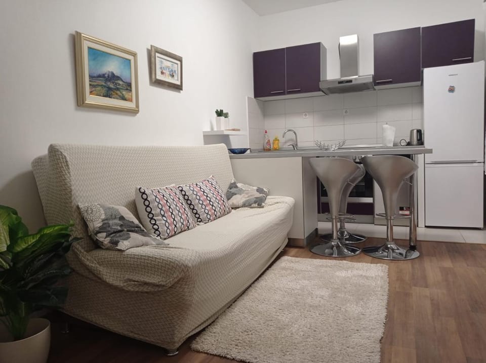 Living room, kitchen