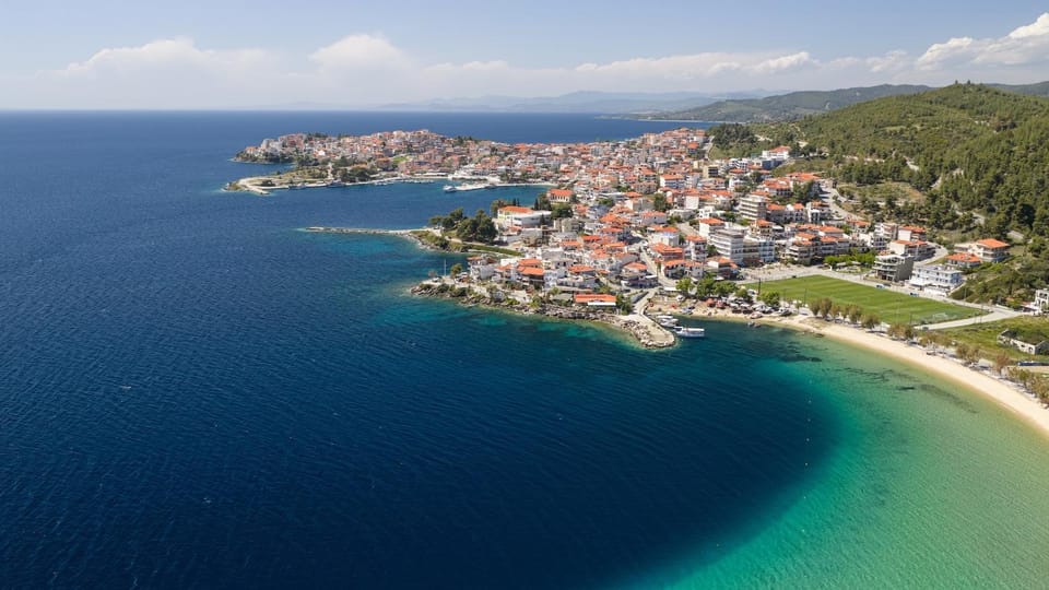 Natural landscape, Bird's eye view, Beach, City view, Sea view