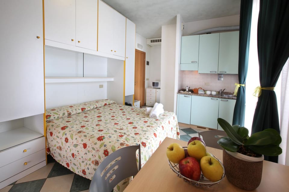 Kitchen or kitchenette, wardrobe