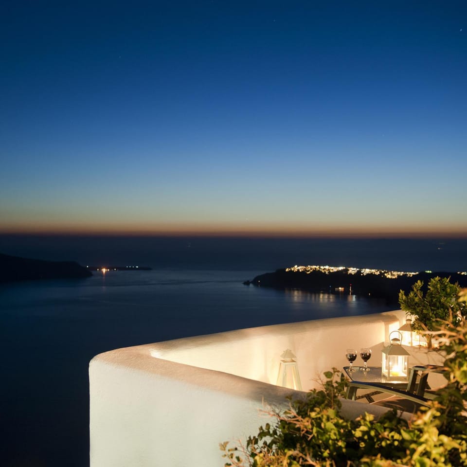 Night, Natural landscape, View (from property/room), Balcony/Terrace, Sea view