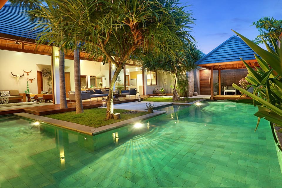 Swimming pool, Swimming pool, Sunset