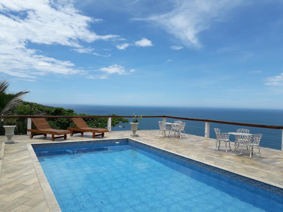 Pool view, Sea view, Swimming pool