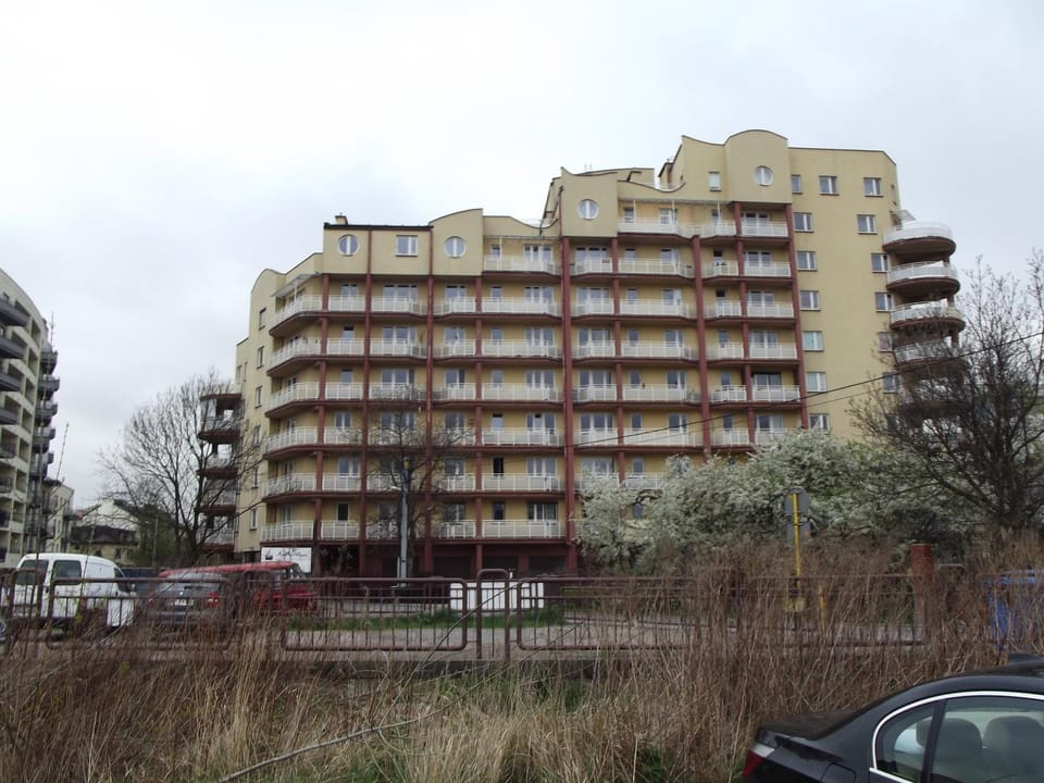 Property building, Facade/entrance, Day, Parking