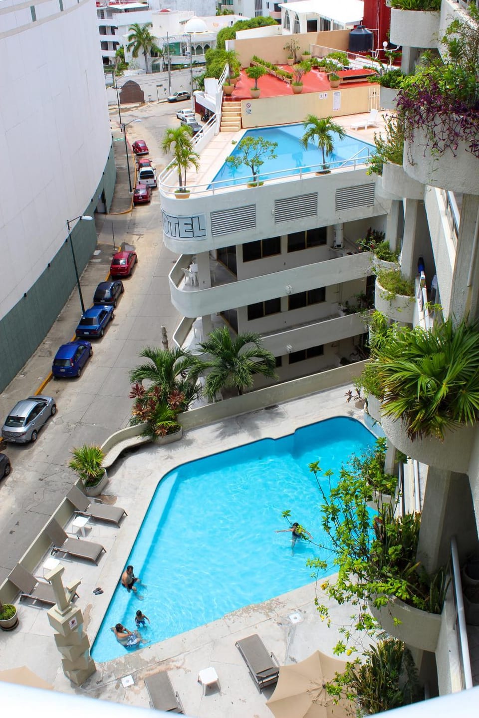 Property building, Pool view, Swimming pool