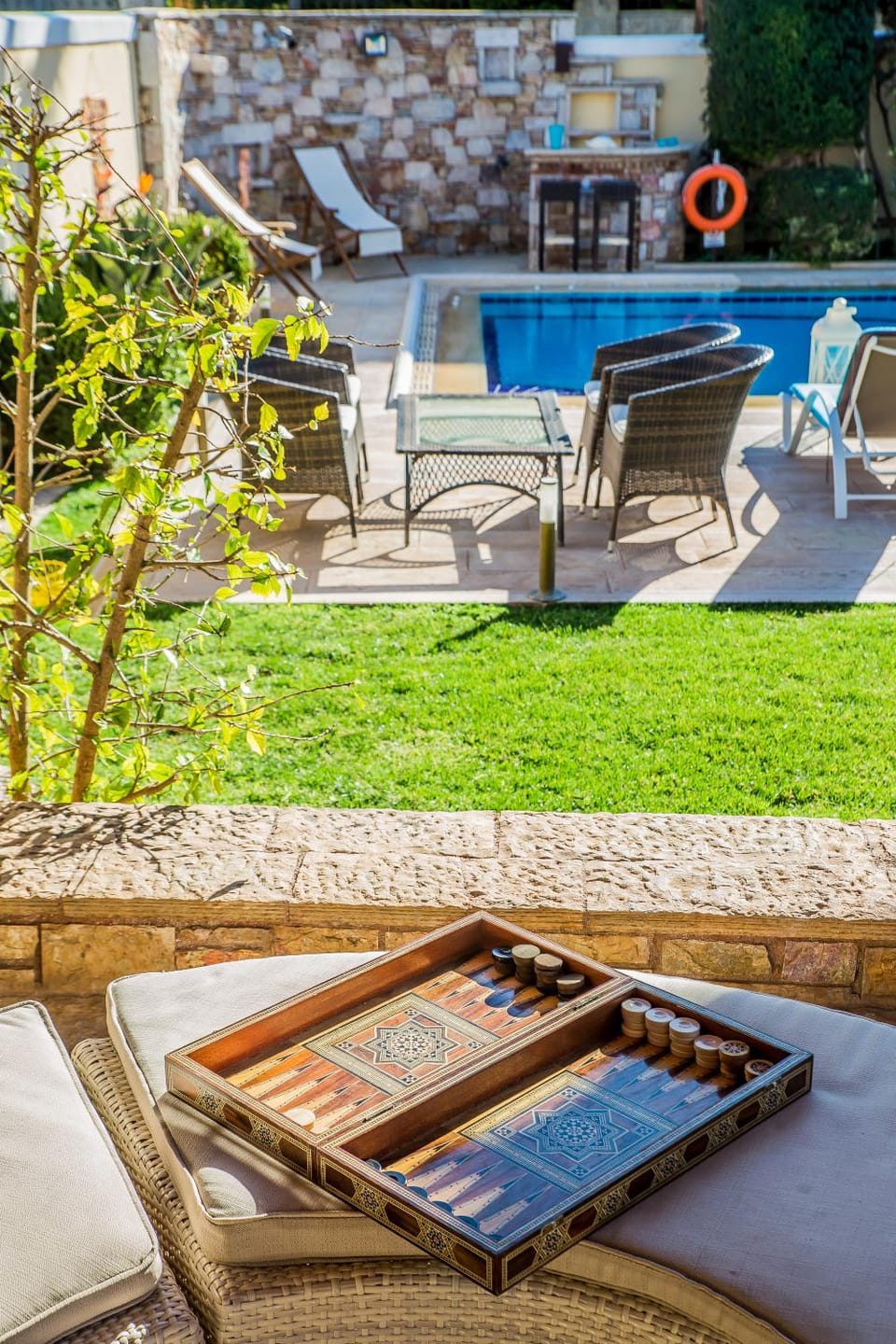 Patio, Swimming pool, Swimming pool