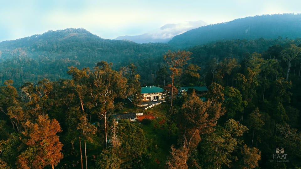 Nearby landmark, Spring, Day, Natural landscape, Bird's eye view, Mountain view