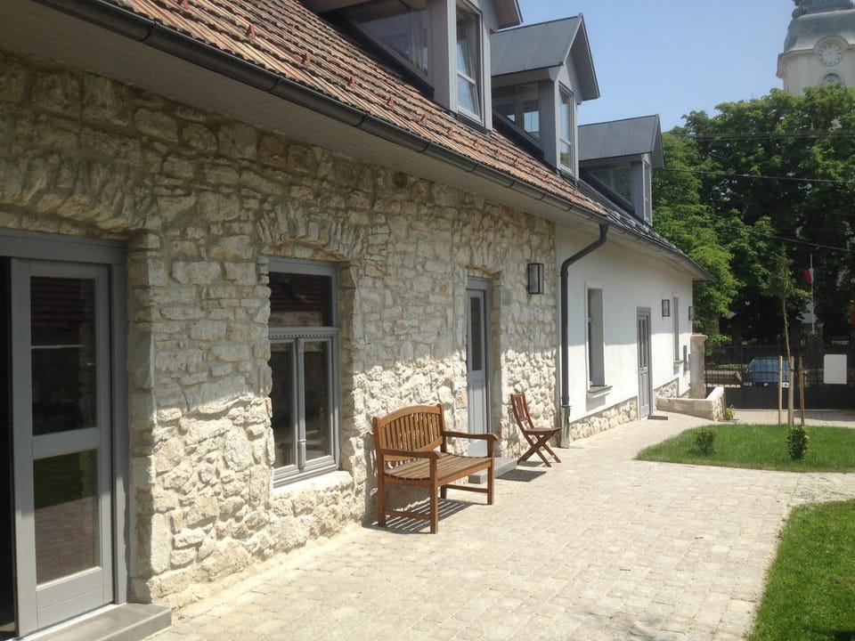 Facade/entrance, Garden view