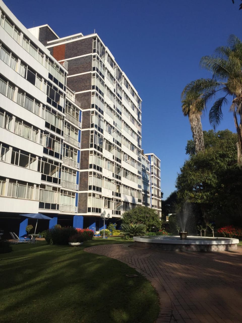Property building, Garden view