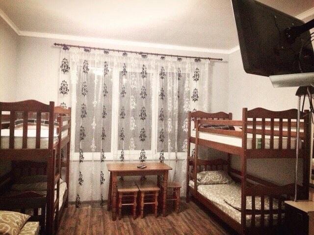 Photo of the whole room, bunk bed