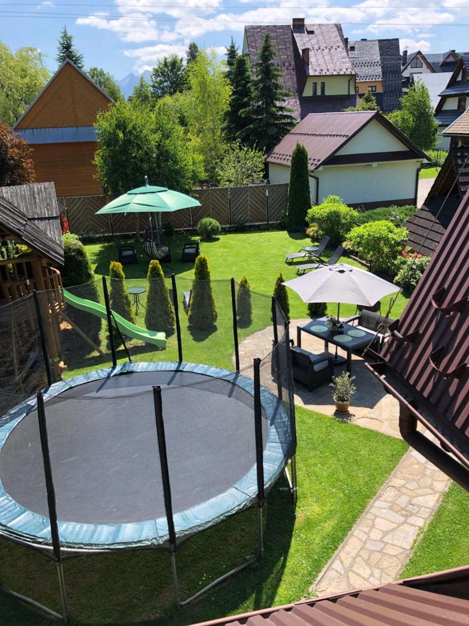 Natural landscape, Garden, Garden view, sunbed