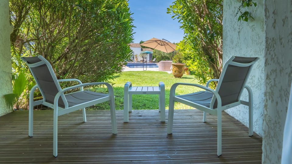 Patio, Day, Garden, Garden view, Pool view, Swimming pool