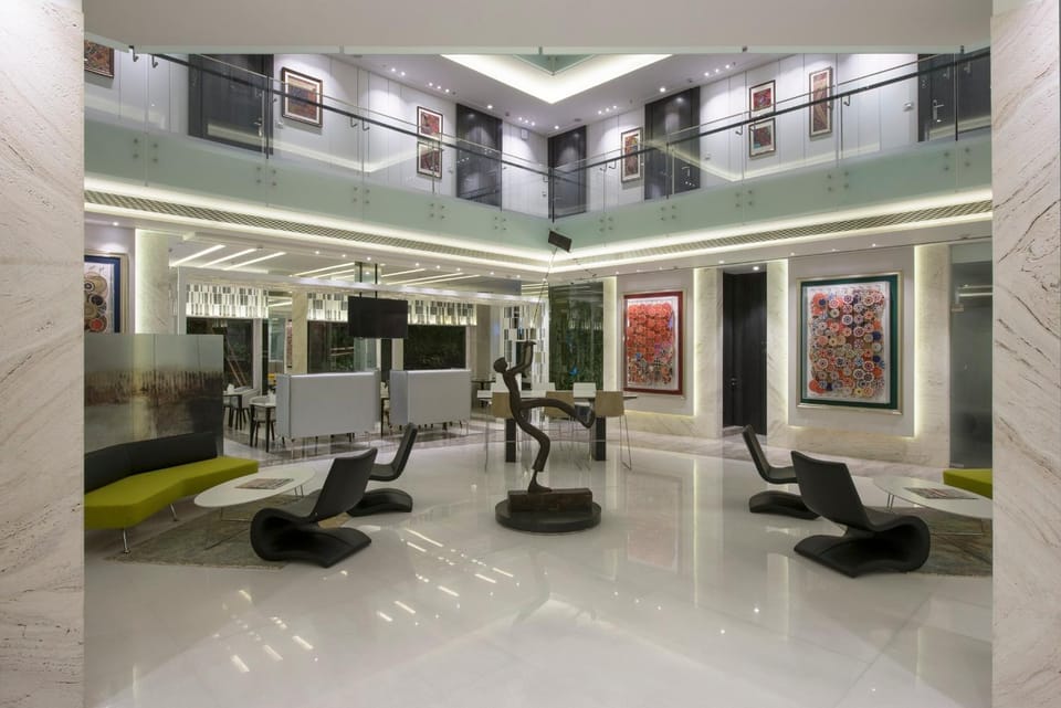 Lobby or reception, Decorative detail