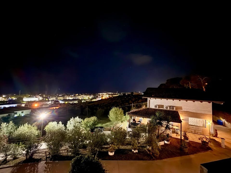 Property building, Night, City view, Parking