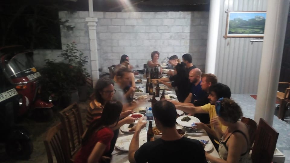 Dining area, group of guests, group of guests