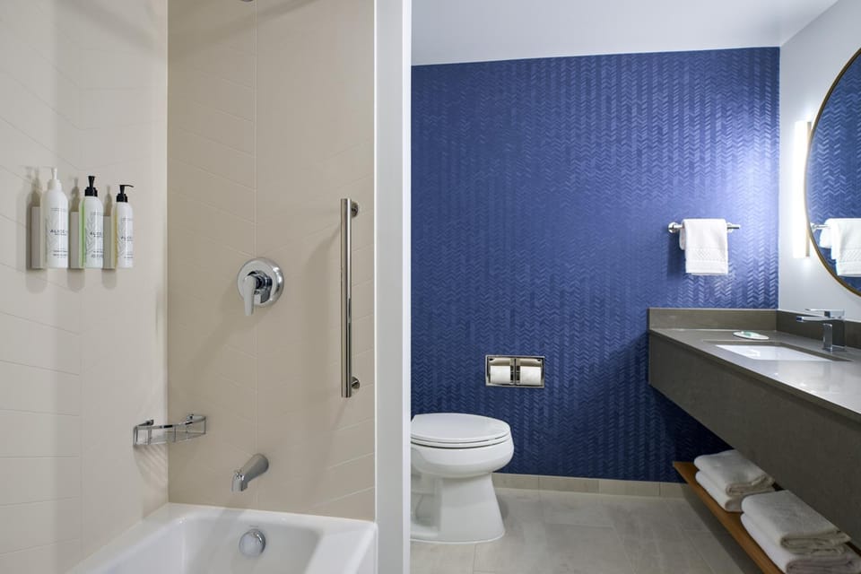 Shower, Toilet, towels