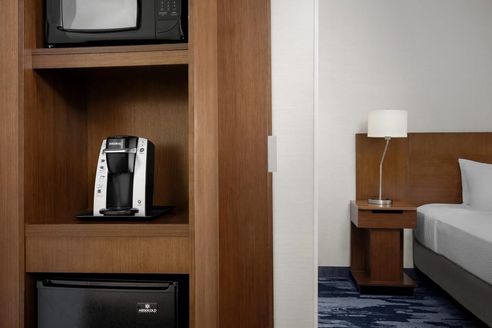 Bed, microwave