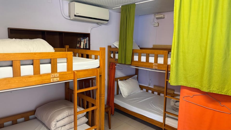 Bed, bunk bed, air conditioner