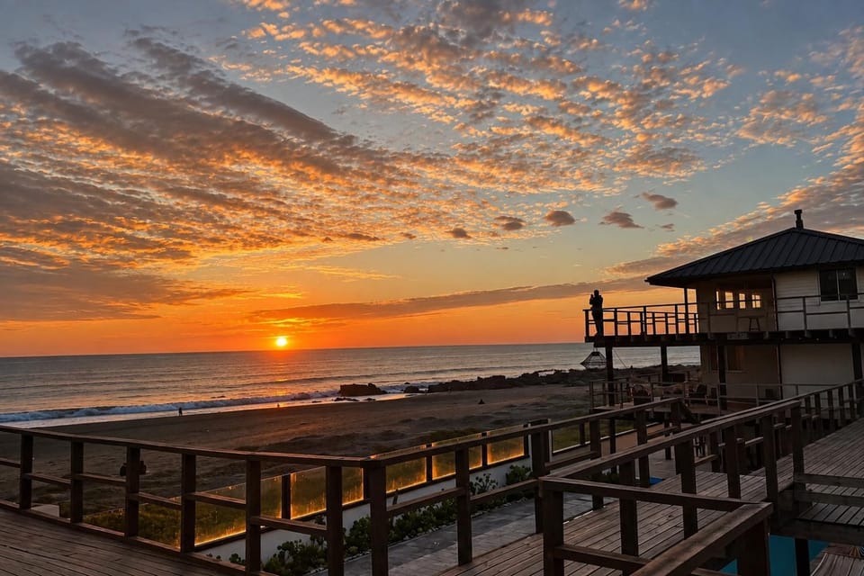 Natural landscape, Beach, Sea view, Sunset
