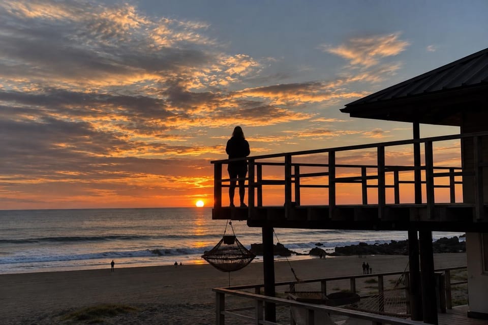 Natural landscape, Beach, Sea view, Sunset