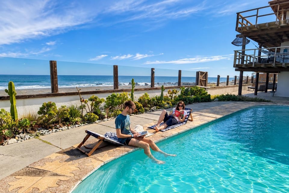 People, Natural landscape, Pool view, Sea view, Swimming pool